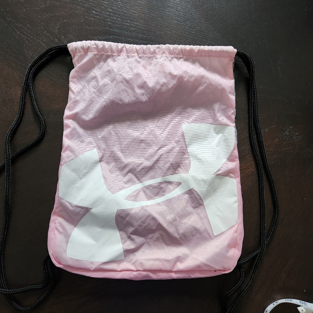 Under Armour Pink Drawstring Bag